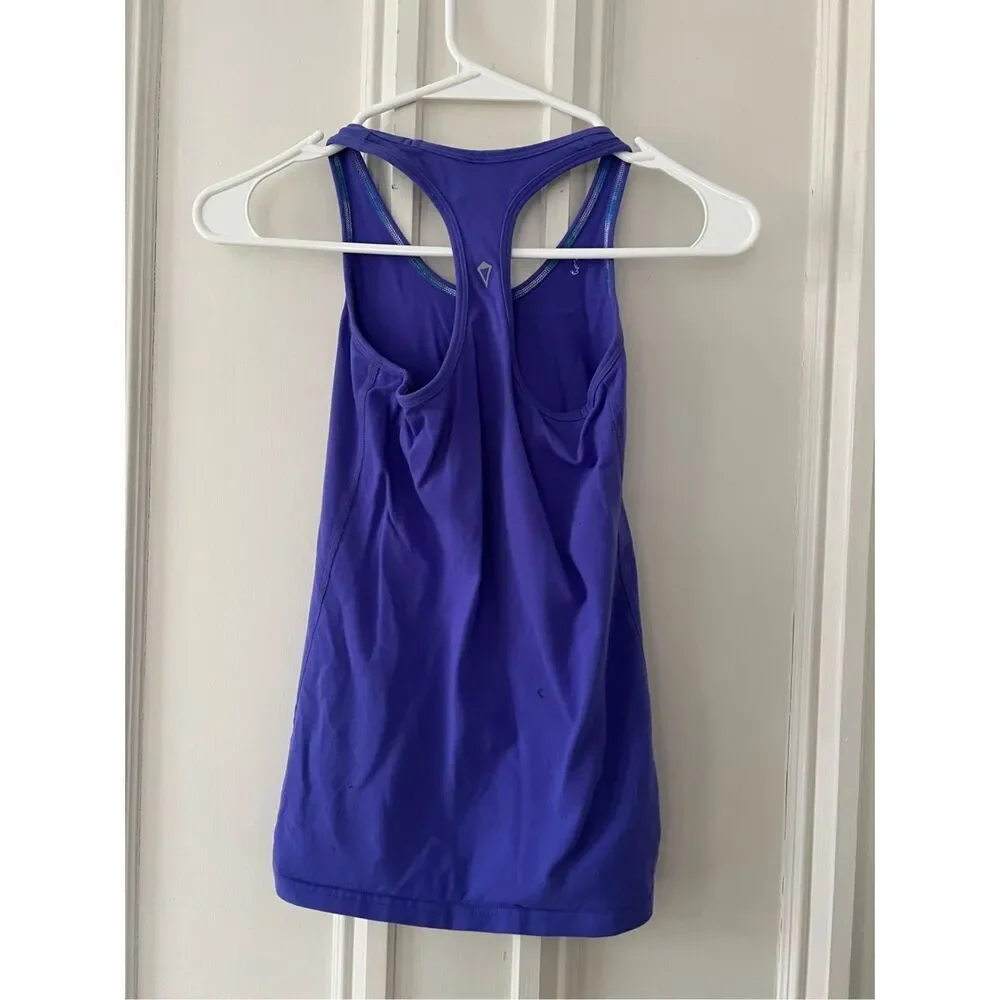 Ivivva bundle of girls racerback tank tops Pink and purple 12
